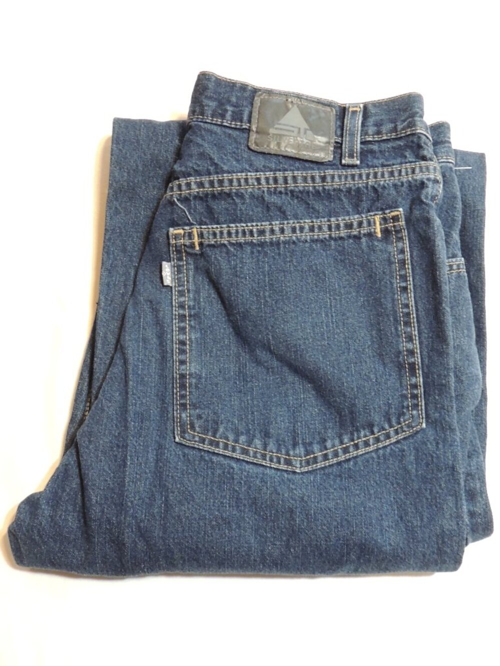 Levi Silver Tab Jeans Men 32X30 Dark Blue Outdoor Rodeo Cowboy Western Jeans